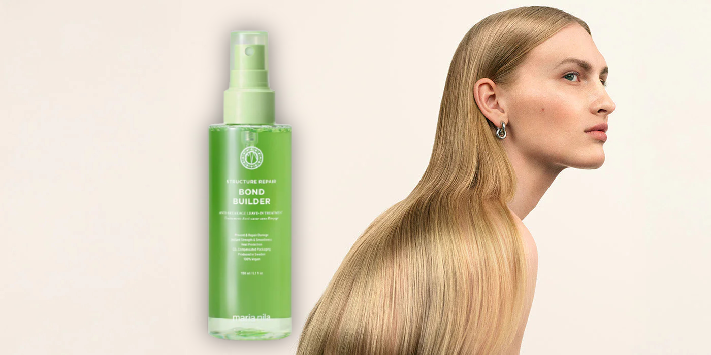 Nieuw bij Hairlabs.nl:</br>Maria Nila Bond Builder</br>Jouw dagelijkse redder bij beschadigd haar