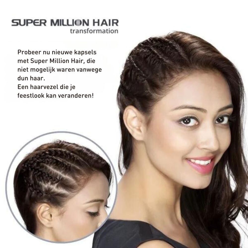 Super Million Hair Voordeelset 25 gram - lichtbruin no 3