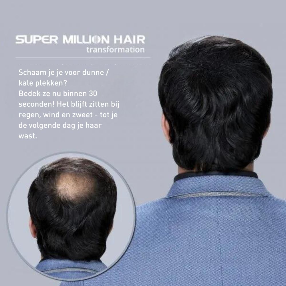 Super Million Hair 40 gram - zwart no 1