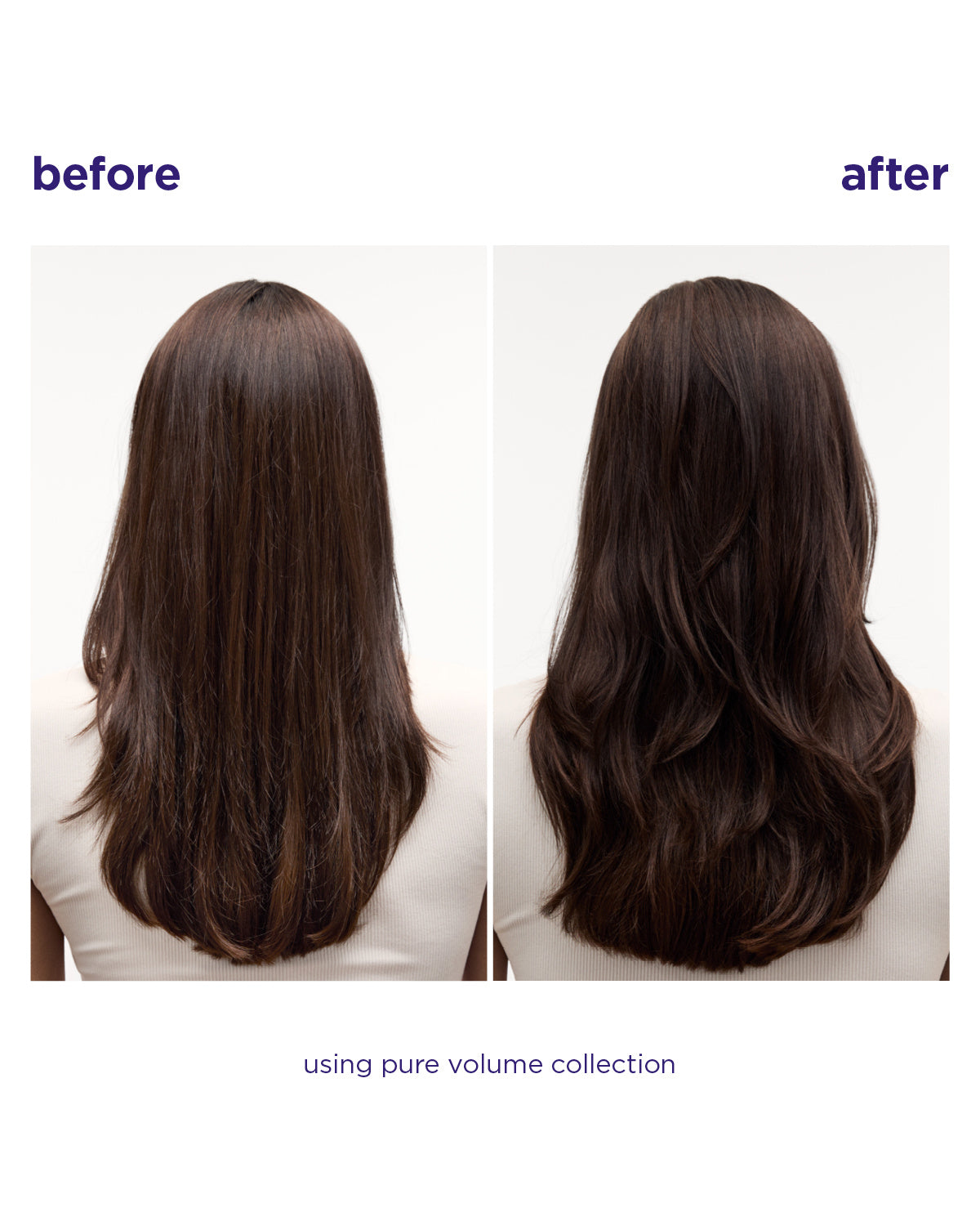 Pure Volume voor en na resultaat