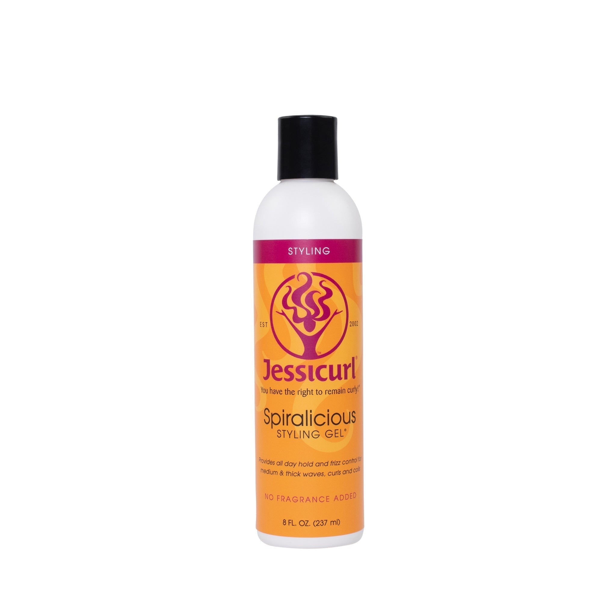 JessiCurl - Spiralicious Styling Gel - No Fragrance - 8 oz. / 236 ml