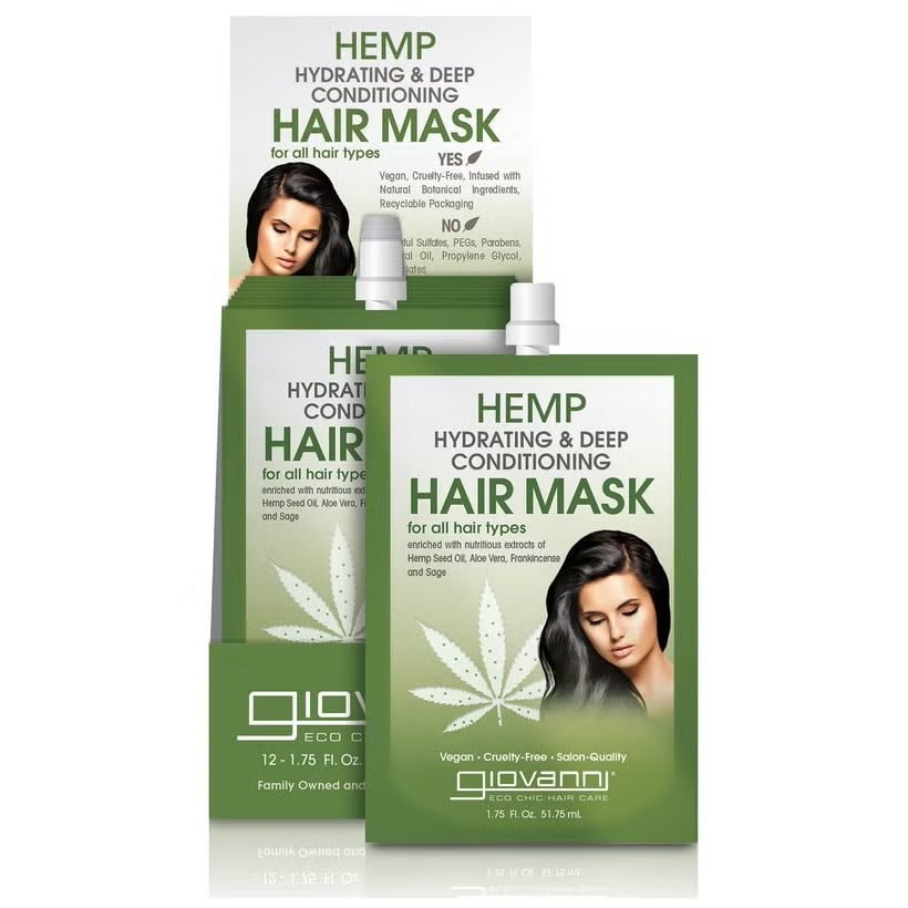 Giovanni Cosmetics - Hemp Hydrating Deep Conditioning Hair Mask 52ml