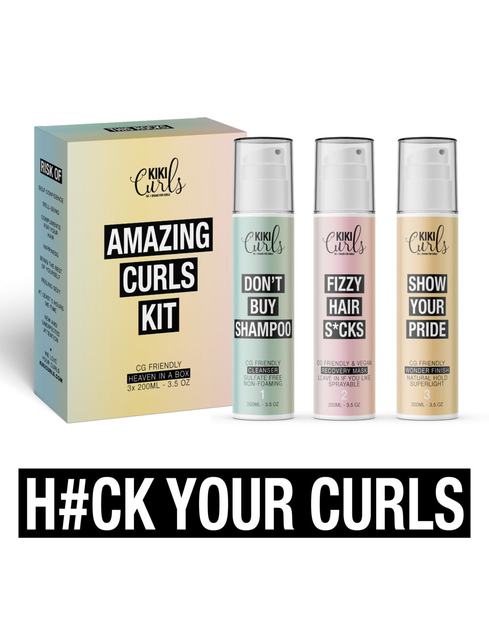 KIKI Curls No.3 Wonder Finish "Montrez votre fierté"