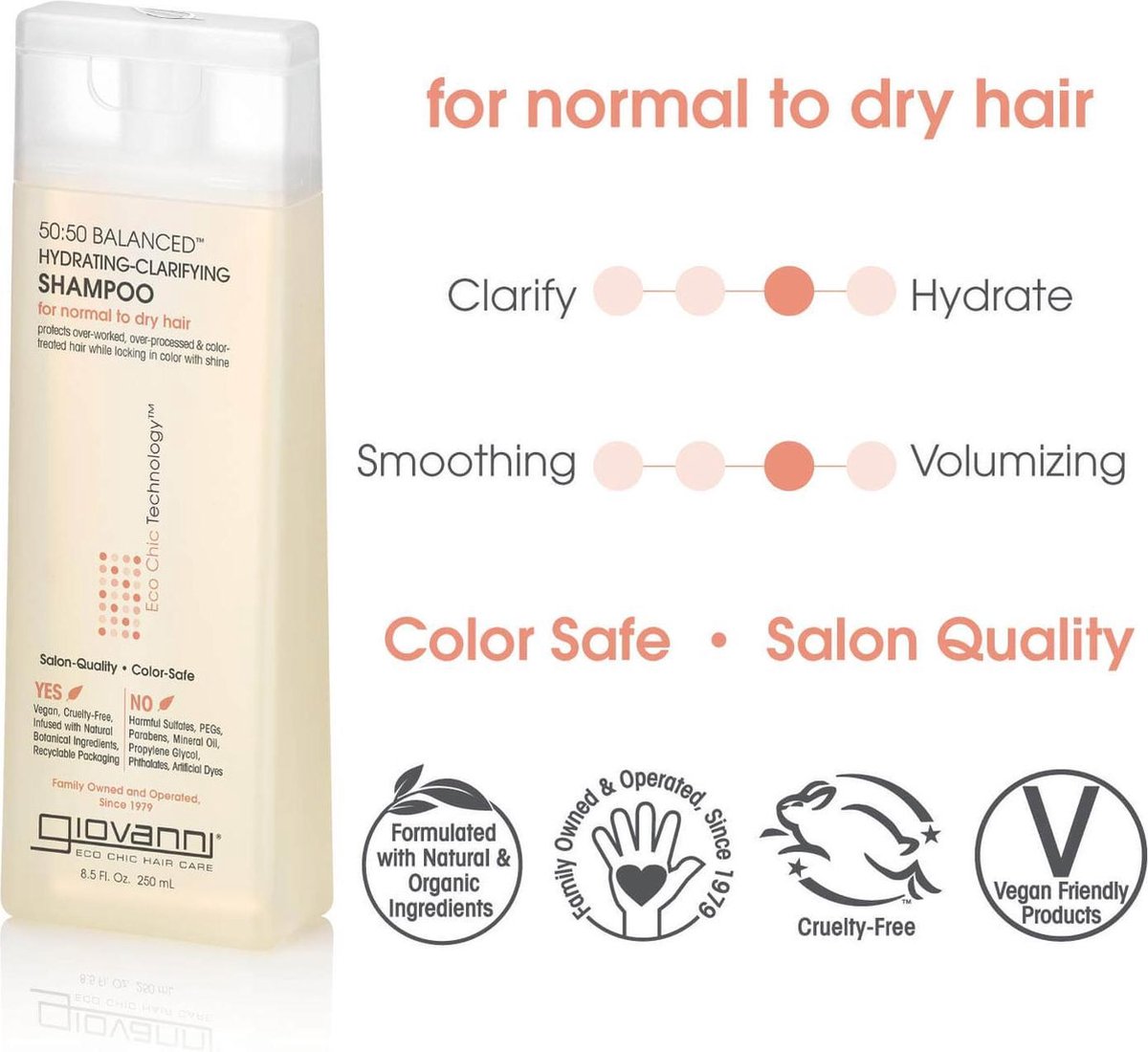GC - 50/50 Balanced Value Size Set - Shampoo + Conditioner 2x 710 ml