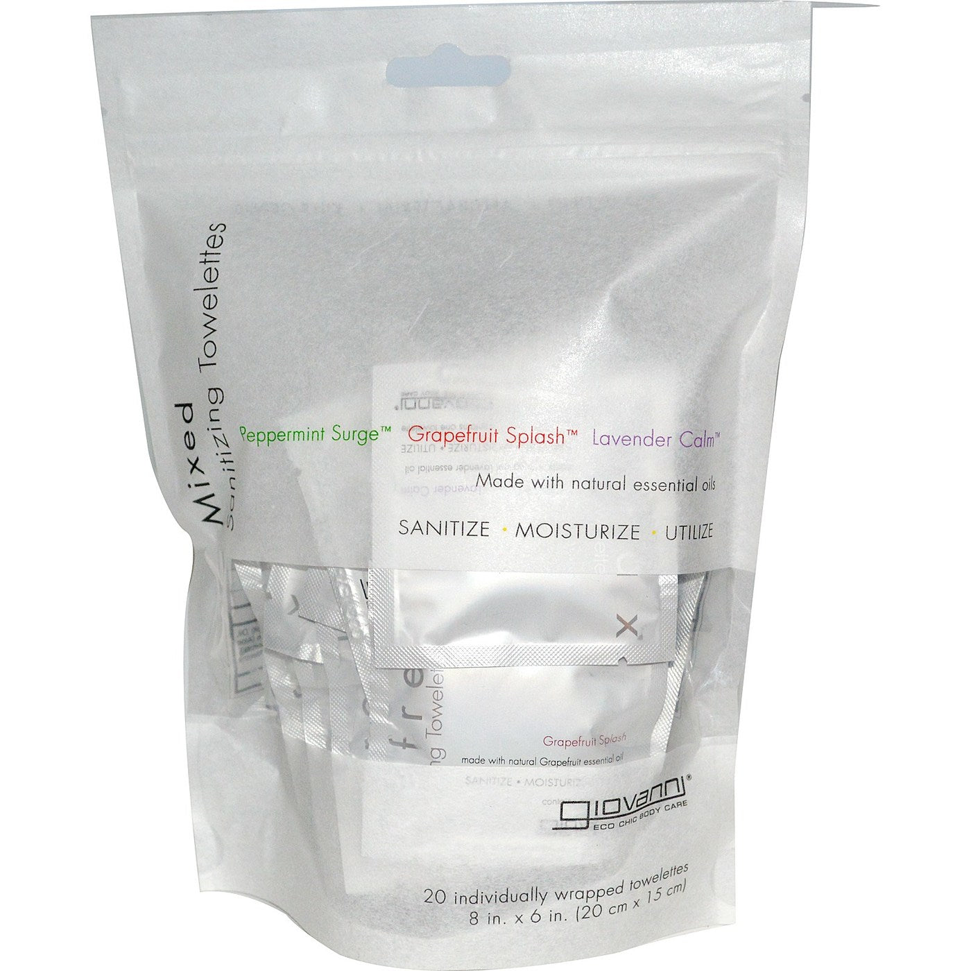 GC - Mixed Organic Towelettes 20 ml