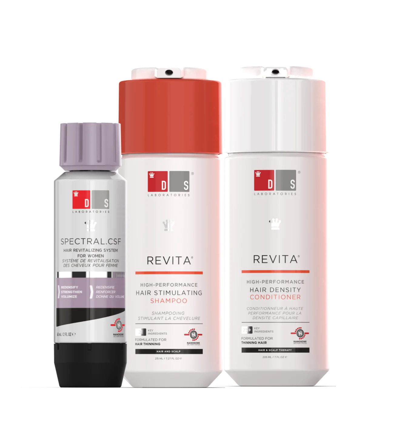 DS Laboratories Women's Hair Loss Kit (Revita Shampoo/Conditioner + Spectral.CSF)