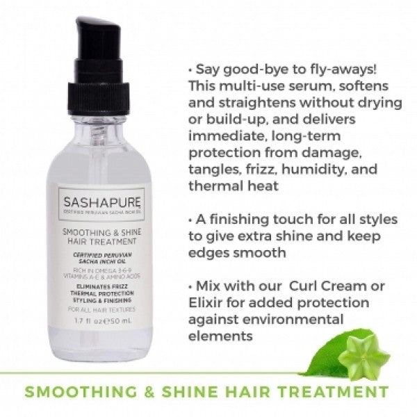 Sashapure Traitement Capillaire Lissage & Brillance 50 ml