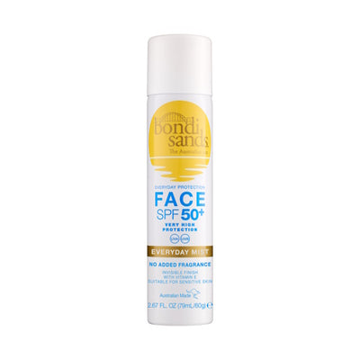 Bondi Sands Everyday Face Mist SPF50+ Fragrance Free - 79 ml