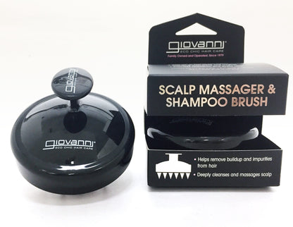 Giovanni Cosmetics - Brosse de massage pour cuir chevelu et shampoing