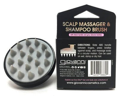 Giovanni Cosmetics - Brosse de massage pour cuir chevelu et shampoing