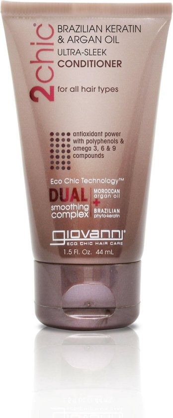 Giovanni Cosmetics - 2chic® - Après-shampooing ultra-lisse à la kératine brésilienne et à l'huile d'argan