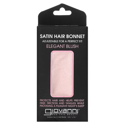 GC - Elegant Blush Satin Hair Bonnet - Single Unit