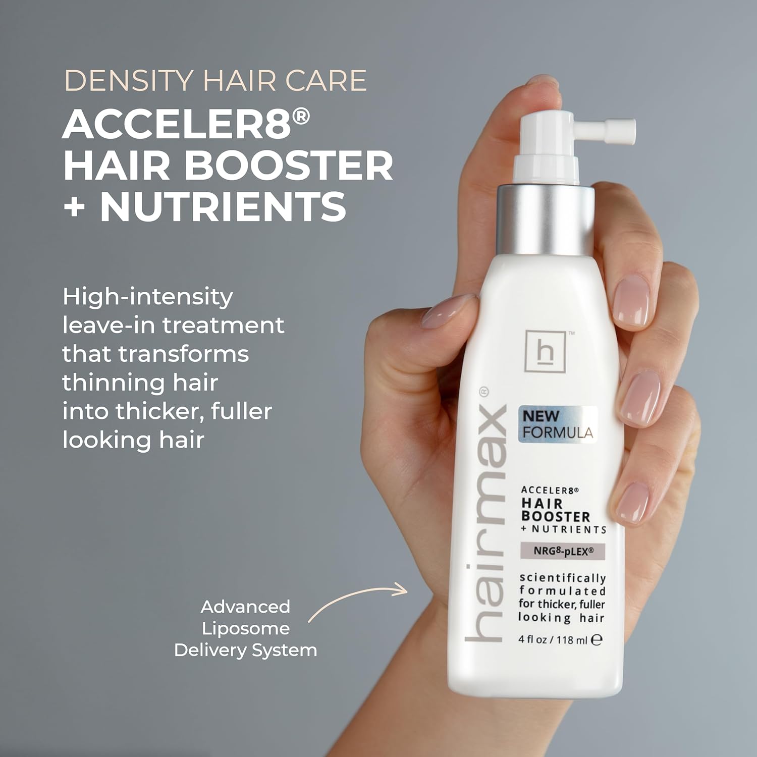 HairMax Density Acceler8® Booster de cheveux + Nutriments