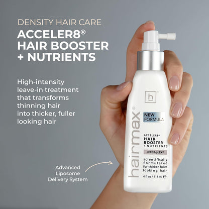 HairMax Density Acceler8® Booster de cheveux + Nutriments