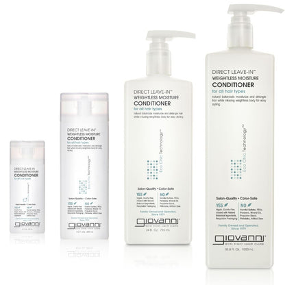 Giovanni Cosmetics - Après-shampooing hydratant sans rinçage direct