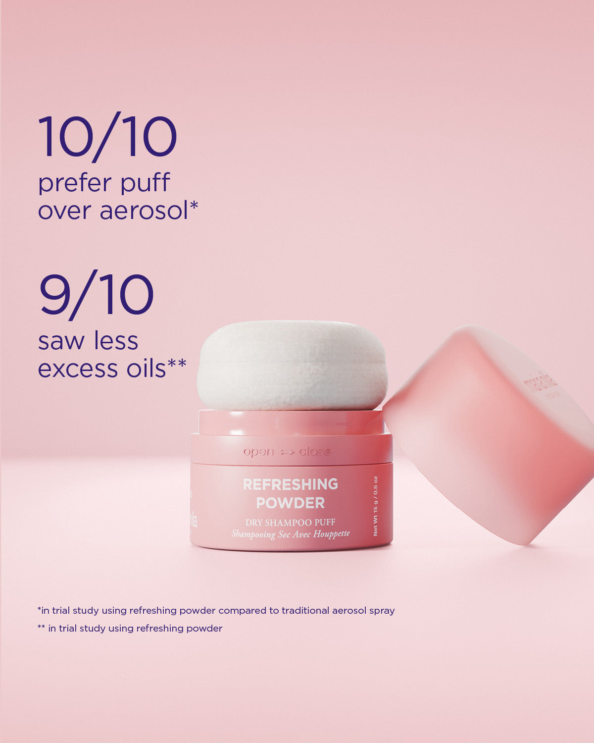 Maria Nila Refreshing Powder met puff-applicator