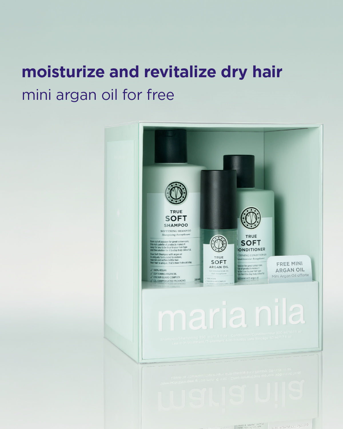 Maria Nila True Soft Beauty Box met mini Argan Oil