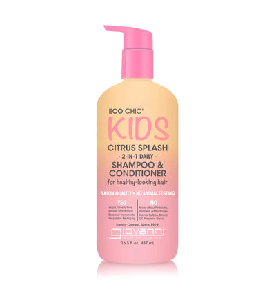 Giovanni Cosmetics - Shampooing et après-shampooing 2 en 1 Eco Chic Kids - 487 ml