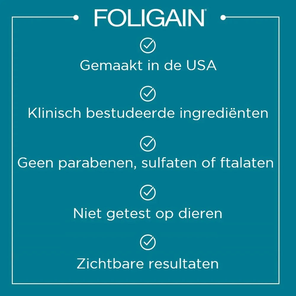 FOLIGAIN Coffret de soins capillaires Femme - Shampoing + Après-shampooing - (2x 473 ml)