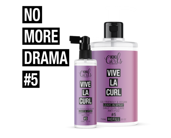 Spray sans rinçage KIKI Curls N°5 « Vive La Curl »