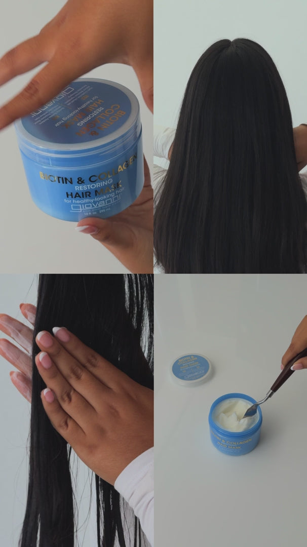 Giovanni Cosmetics - Masque capillaire réparateur à la biotine et au collagène