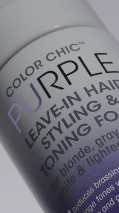 Giovanni Cosmetics - Color Chic Purple Leave-In Hair Styling & Toning Foam - 207ml