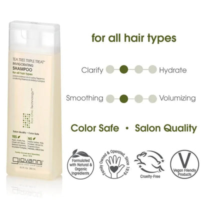 Giovanni Cosmetics - Tea Tree Hair Care Set - Shampoo & Conditioner