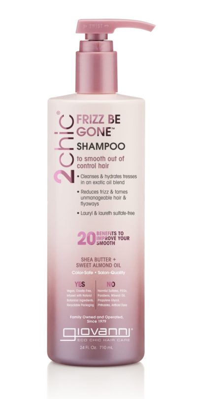 Giovanni Cosmetics - 2chic® - Shampooing au beurre de karité et à l'huile d'amande douce Frizz Be Gone