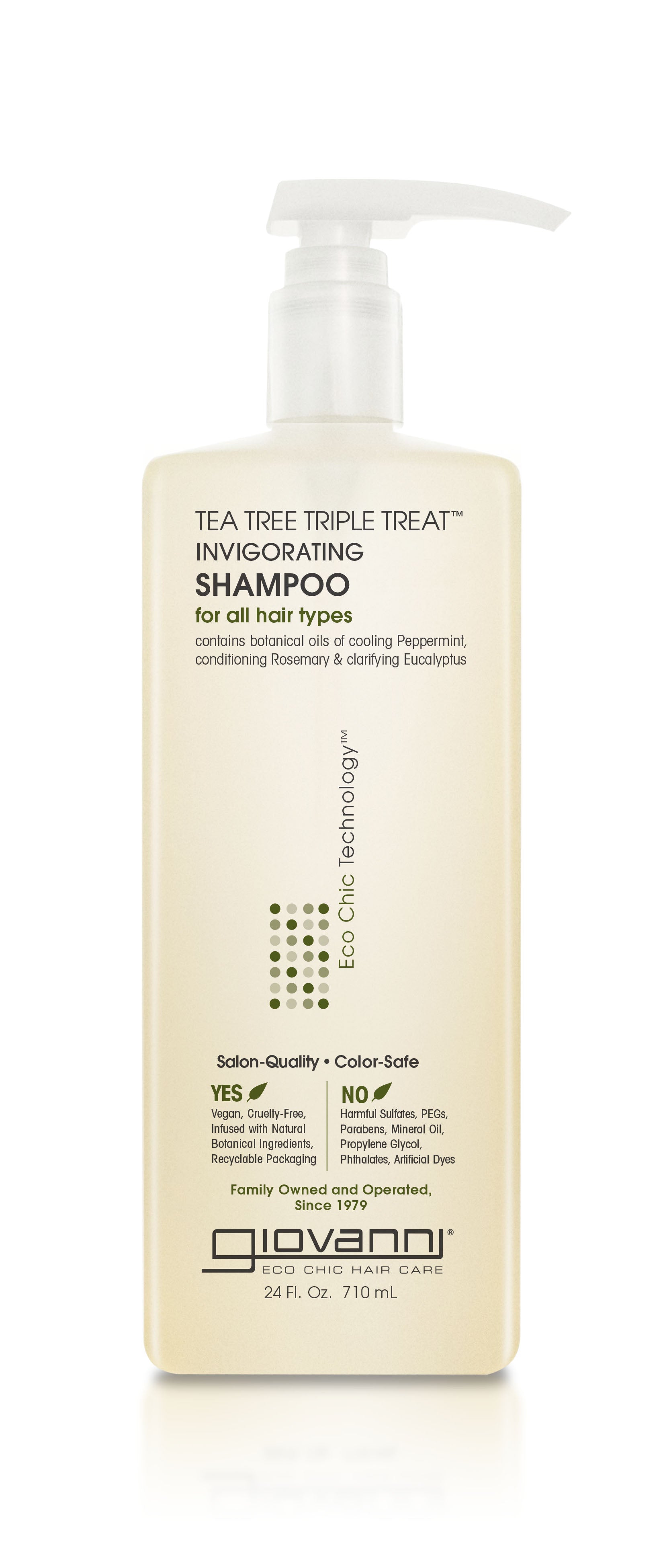 Giovanni Cosmetics - Shampooing revigorant Tea Tree Triple Treat