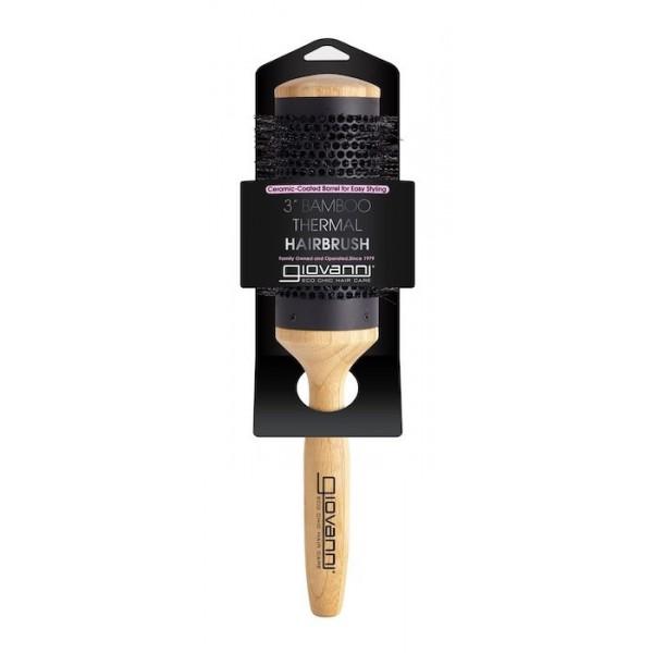 Giovanni Cosmetics - 3" Bamboo Thermal Hairbrush Ceramic-Coated Barrel