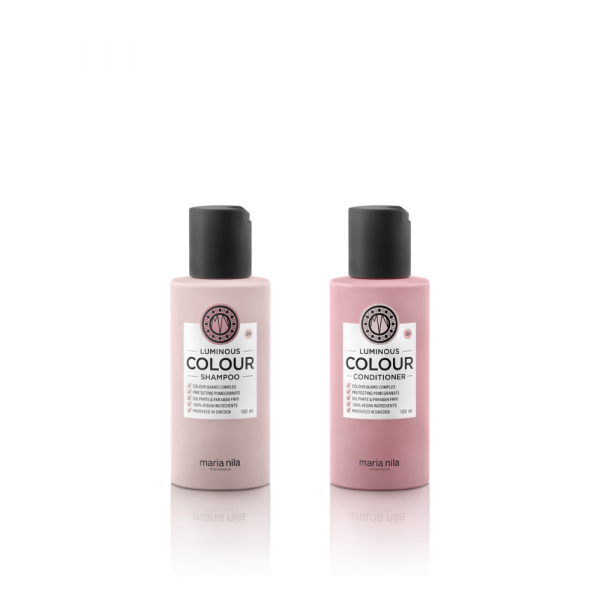 Maria Nila Luminous Colour Travel Set (Shampoo + Conditioner)