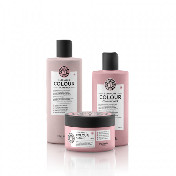 Maria Nila Luminous Colour Care Set met Masque (Shampoo + Conditioner + Masker)