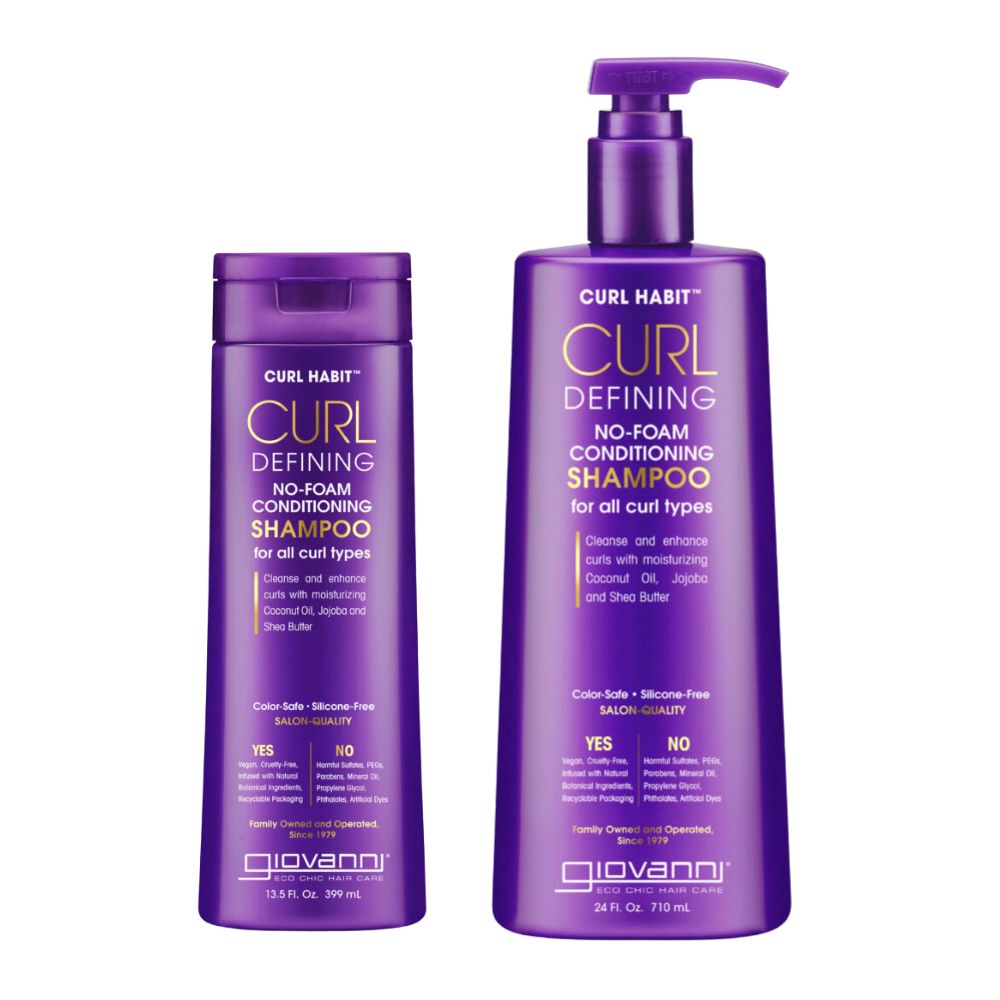 Giovanni Cosmetics - Curl Habit Shampooing revitalisant sans mousse définissant les boucles