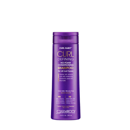 Giovanni Cosmetics - Curl Habit Shampooing revitalisant sans mousse définissant les boucles