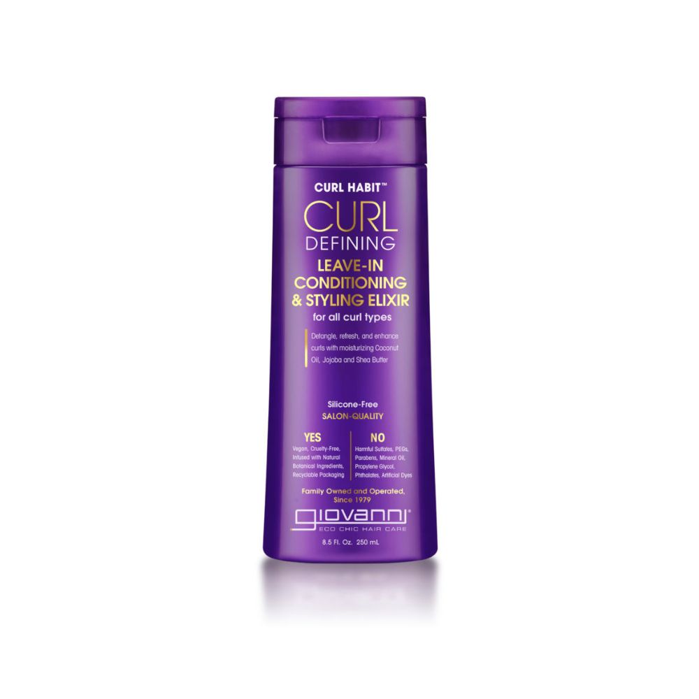 Giovanni Cosmetics - Curl Habit Curl Defining Élixir revitalisant et coiffant sans rinçage - 250 ml