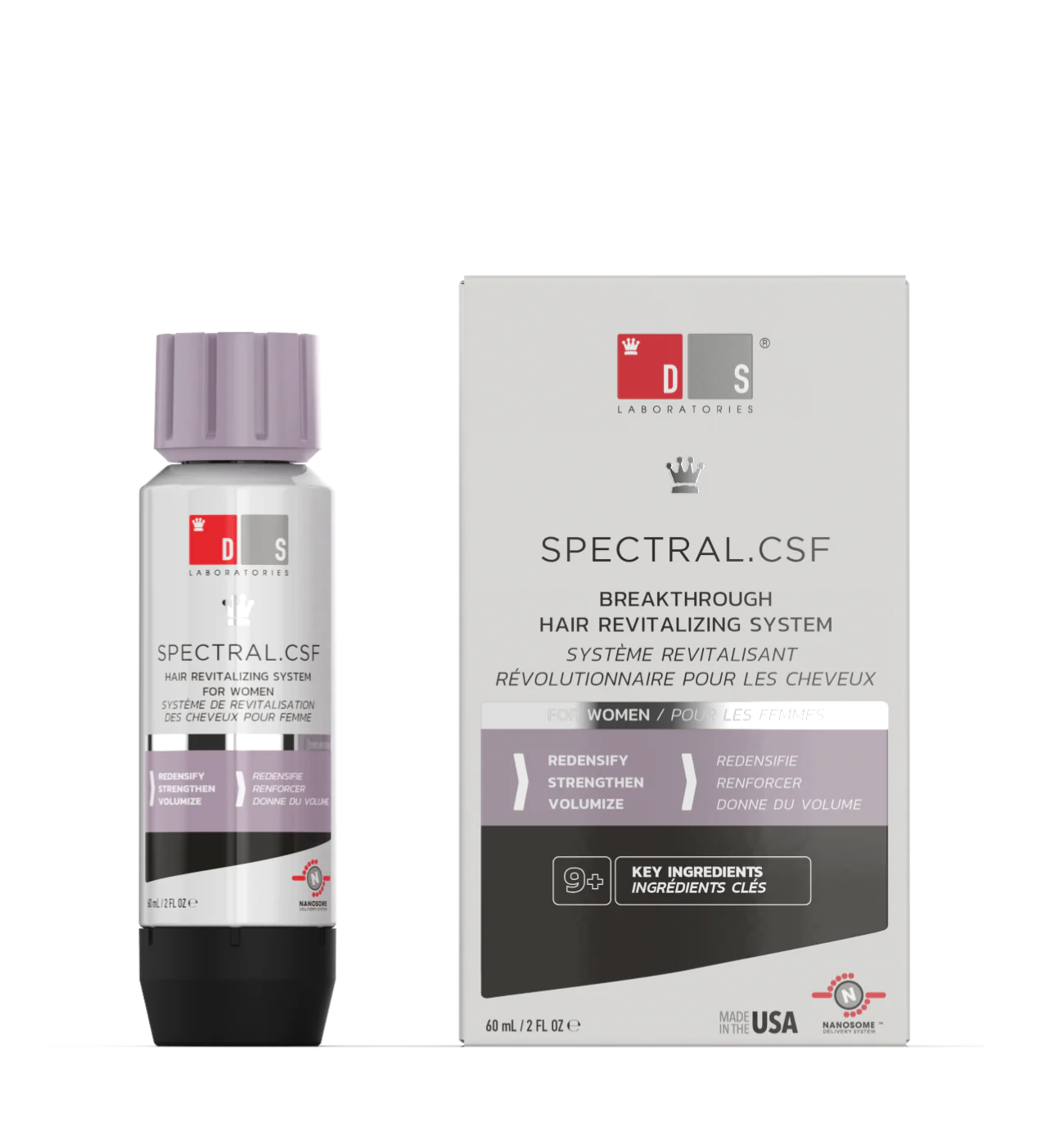 Spectral.CSF Thérapie ciblée pour femmes pour cheveux clairsemés 60 ml