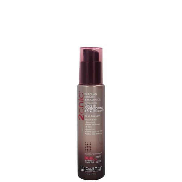 Giovanni Cosmetics - 2chic® - Ultra-Sleek Flat Iron Styling Mist with Brazilian Keratin & Argan Oil 118 ml