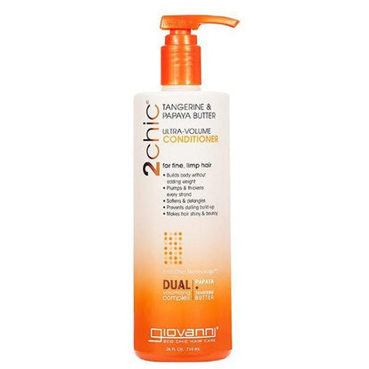 Giovanni Cosmetics - 2chic® - Après-shampooing ultra-volume au beurre de mandarine et de papaye