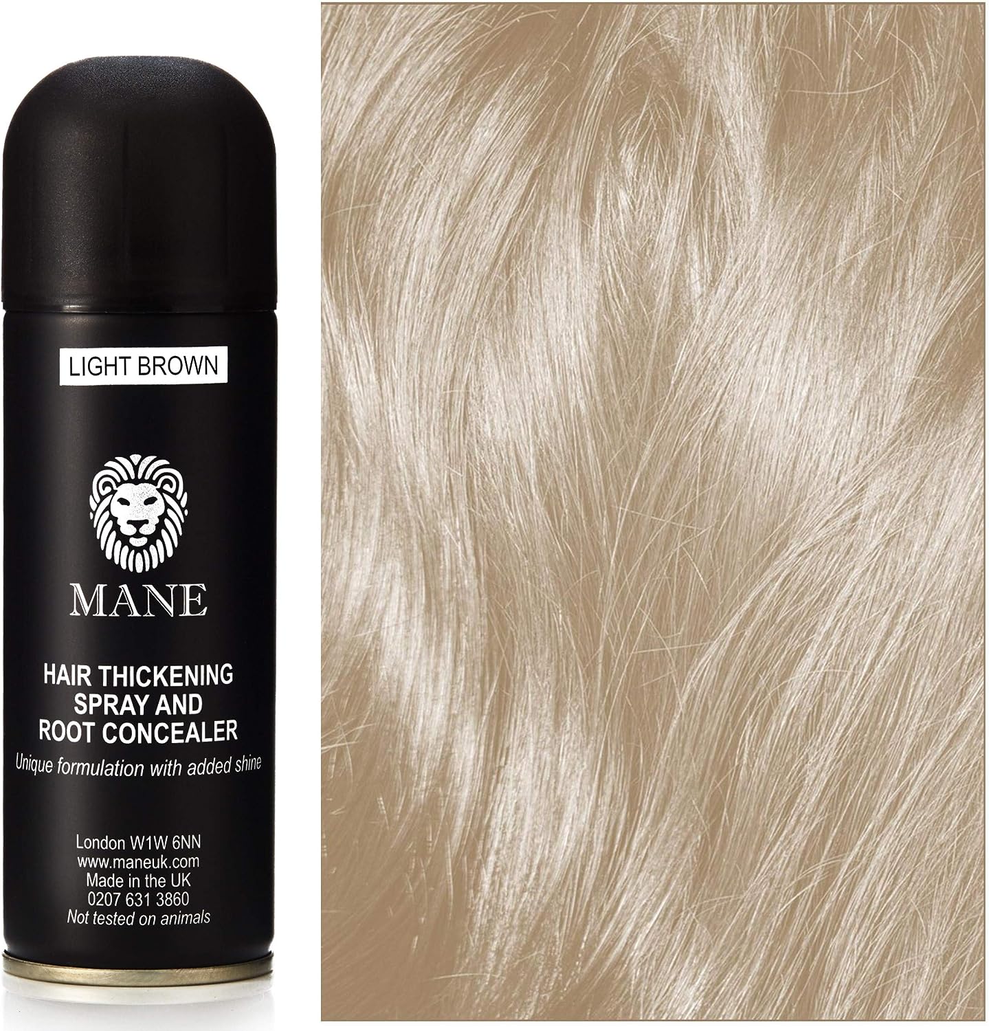 Mane Hair Thickening Spray & Root Concealer  200ml