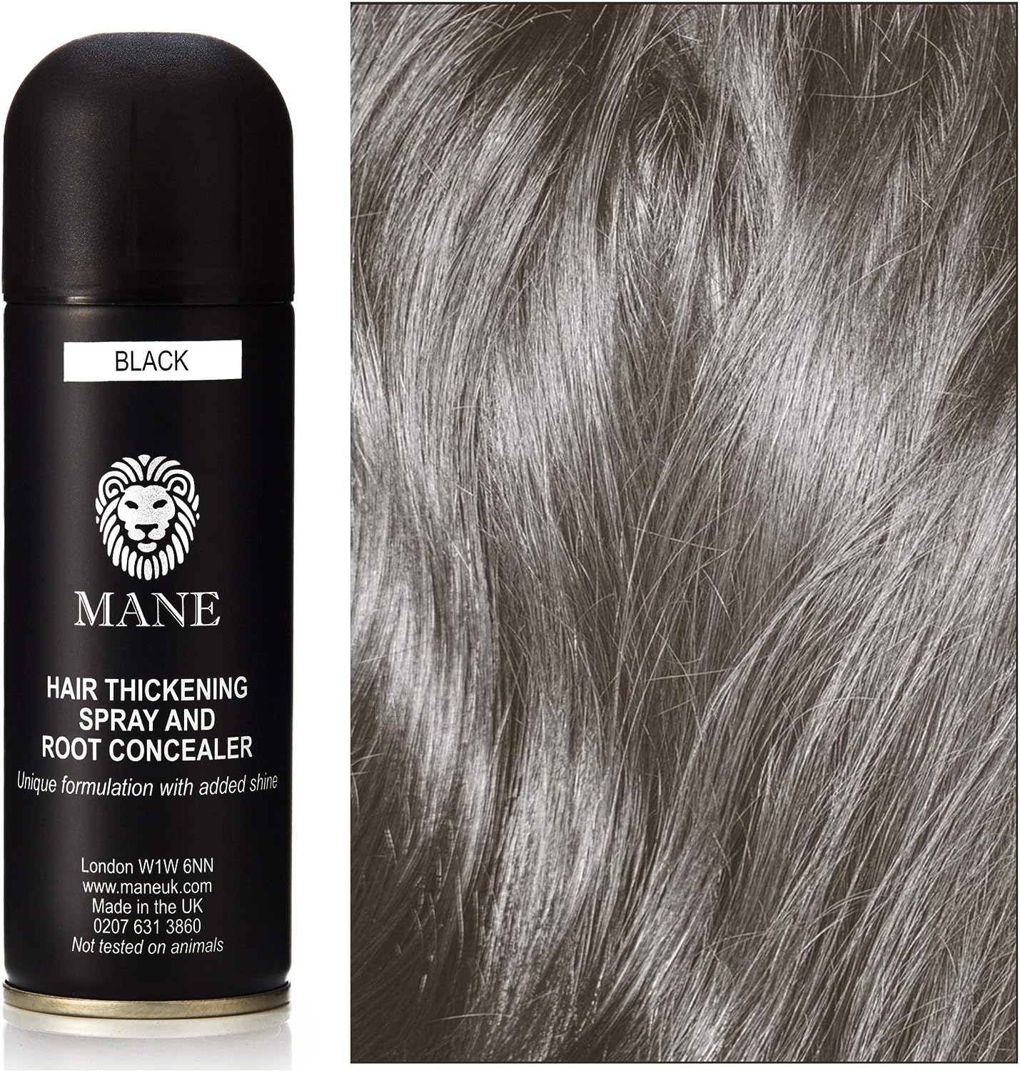 Mane Hair Thickening Spray & Root Concealer  200ml